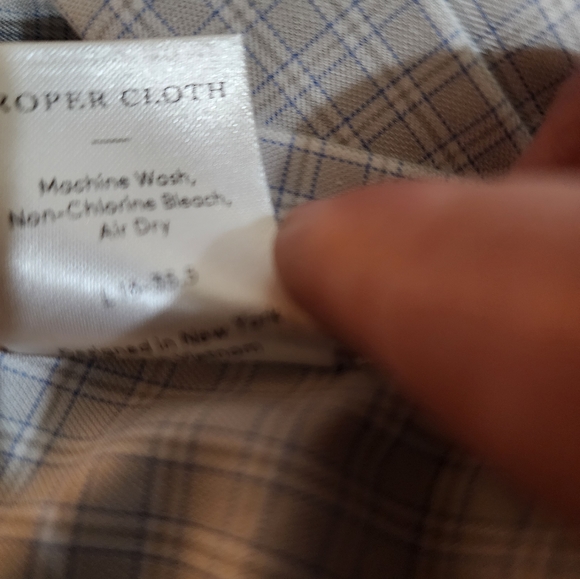 Proper cloth 2008 dress shirt size 16 button down shirt - Picture 5 of 6